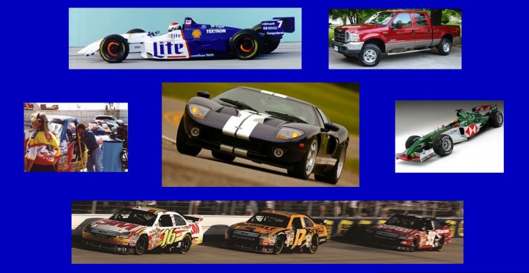Ford GT, CART ChampCar Team Rahal, NASCAR Sprint Cup Roush Fenway Racing - Scott Ahlman's major projects UW Madison FSAE